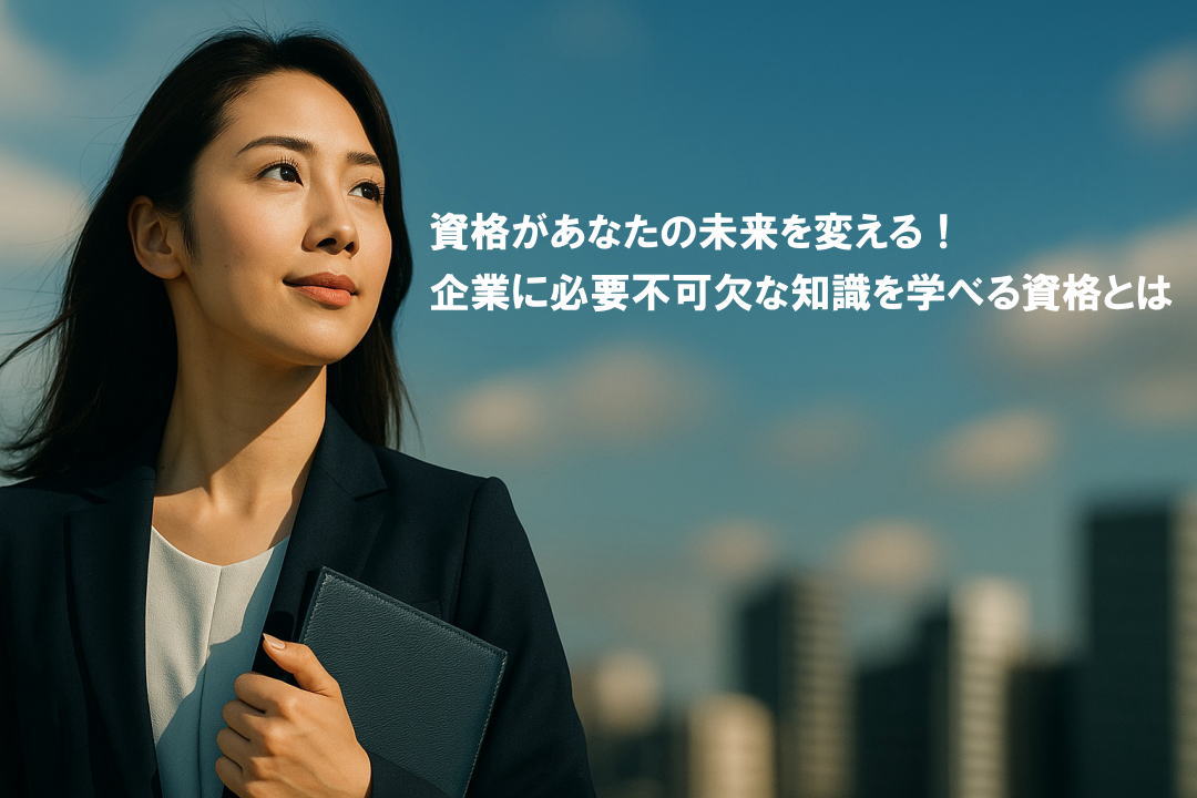 資格があなたの未来を変える！ 企業に必要不可欠な知識を学べる資格とは